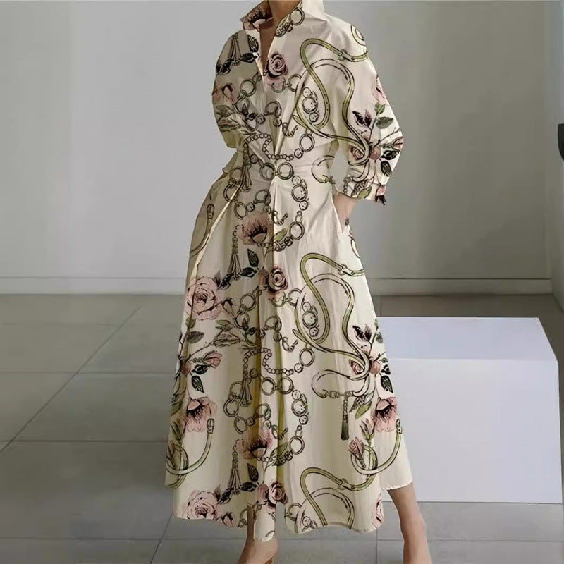 Front Wrap Collared Summer Maxi Dress