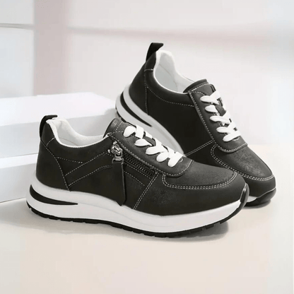 Women's Cushioned Lace-Up Sneakers