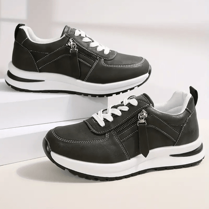 Women's Cushioned Lace-Up Sneakers