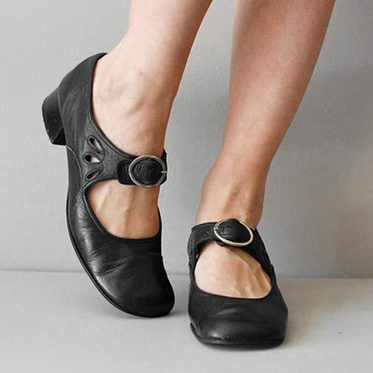Leather Cushioned Sole Summer Sandals
