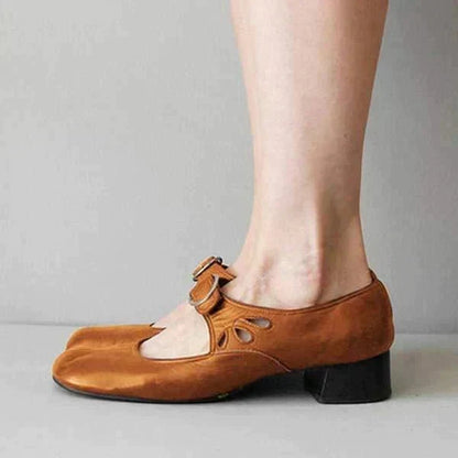 Leather Cushioned Sole Summer Sandals