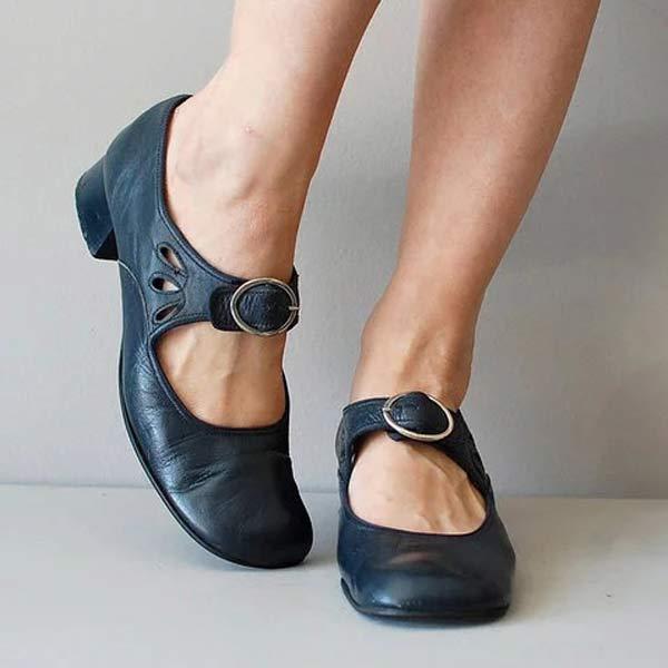 Leather Cushioned Sole Summer Sandals