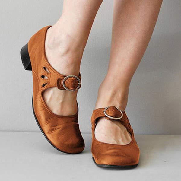 Leather Cushioned Sole Summer Sandals