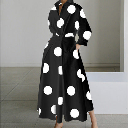 Front Wrap Collared Summer Maxi Dress
