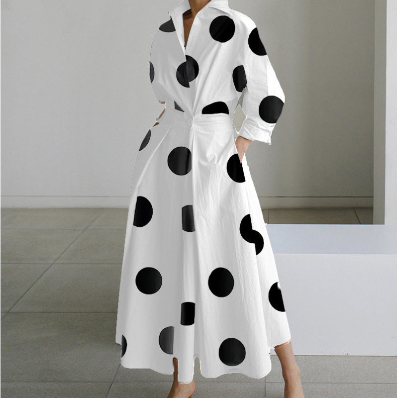 Front Wrap Collared Summer Maxi Dress