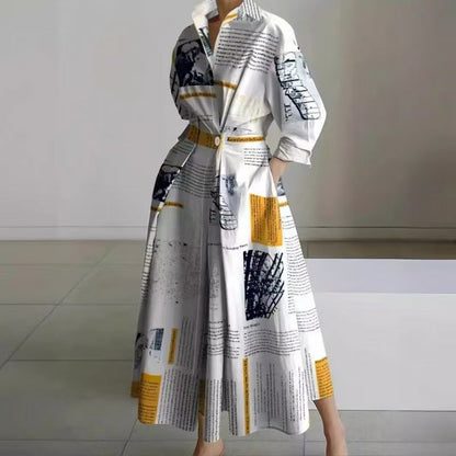 Front Wrap Collared Summer Maxi Dress
