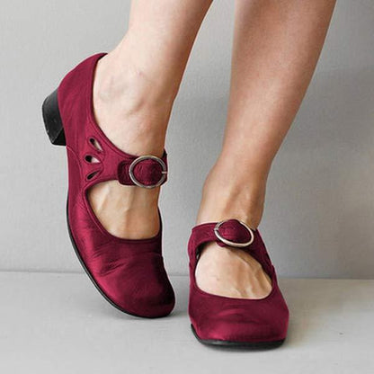 Leather Cushioned Sole Summer Sandals
