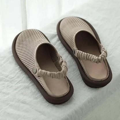 Full-Grain Leather Slip-On Sandals