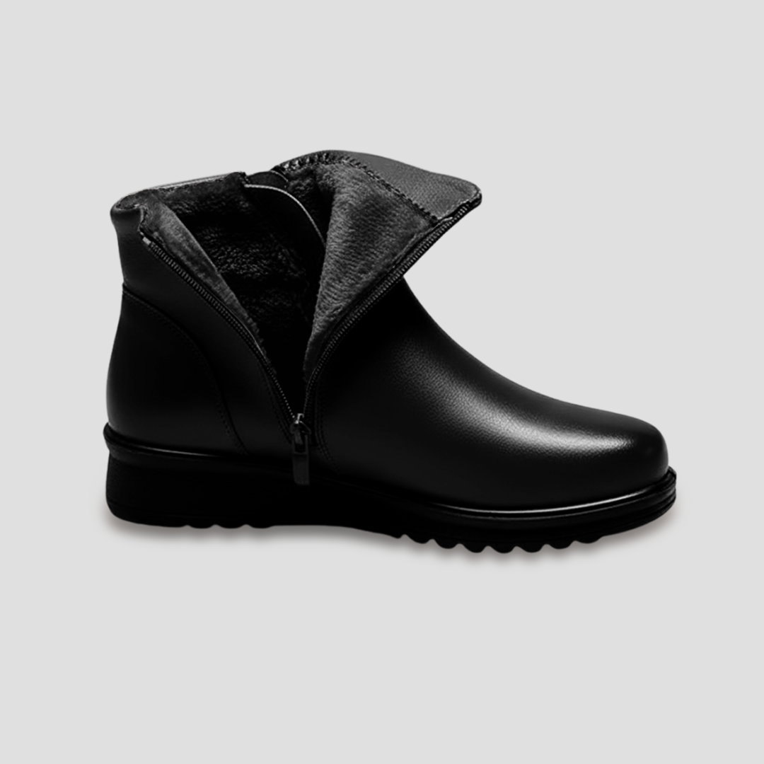 buckle strap ankle booties
