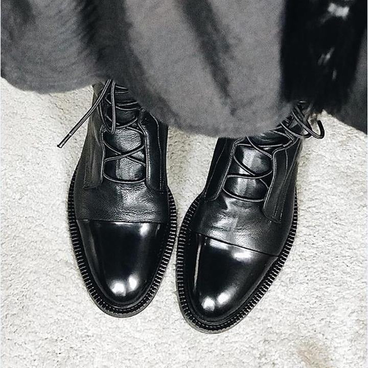 Vegan Leather Heeled Ankle Boots