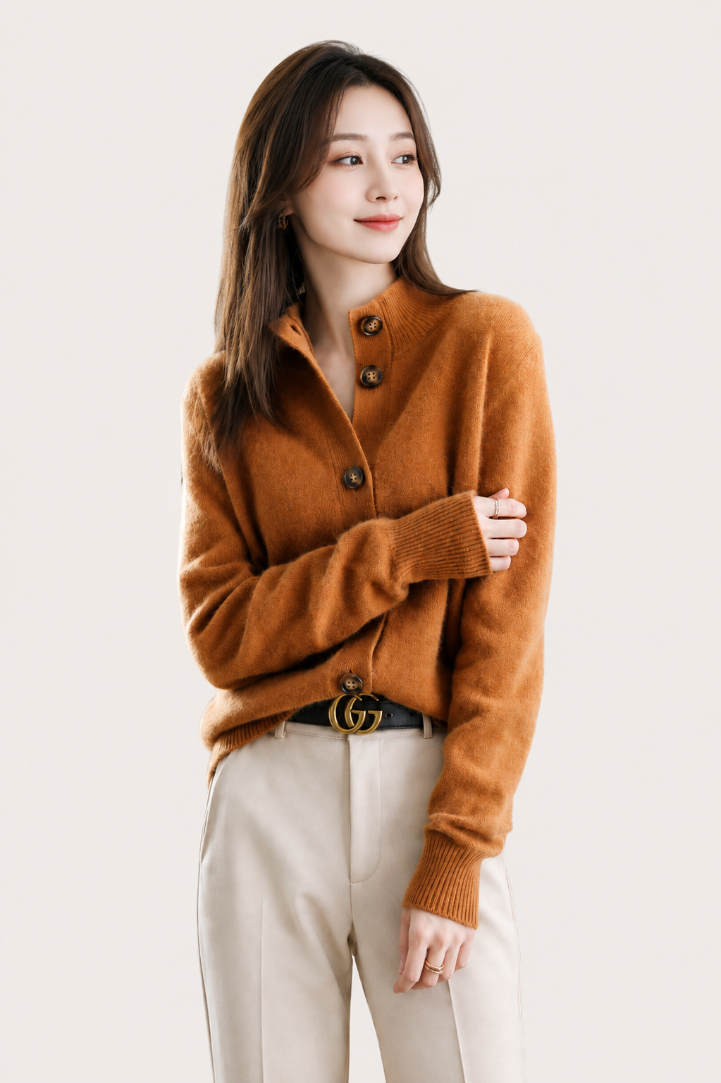 cropped knit cardigan women
