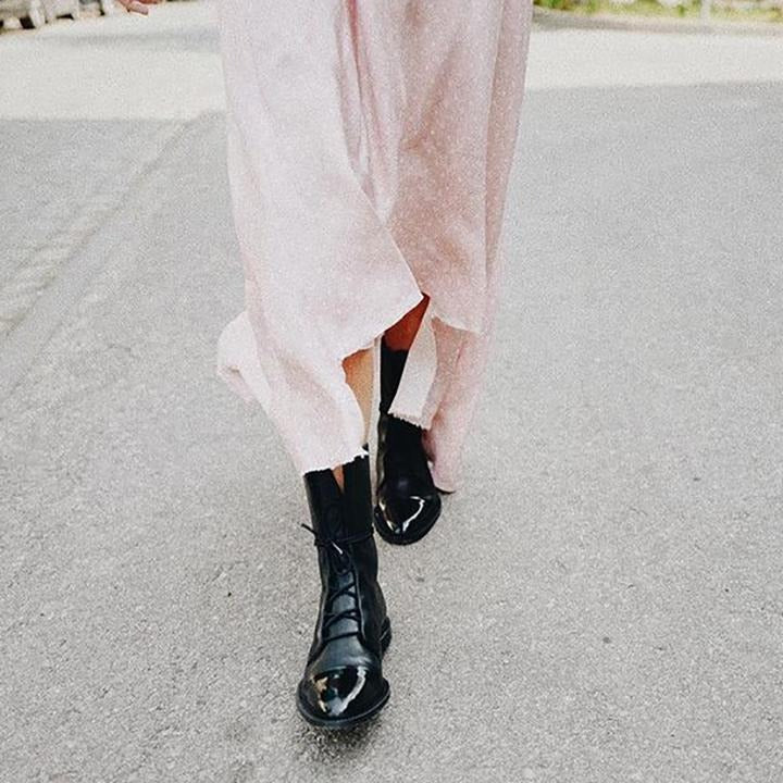 Vegan Leather Heeled Ankle Boots