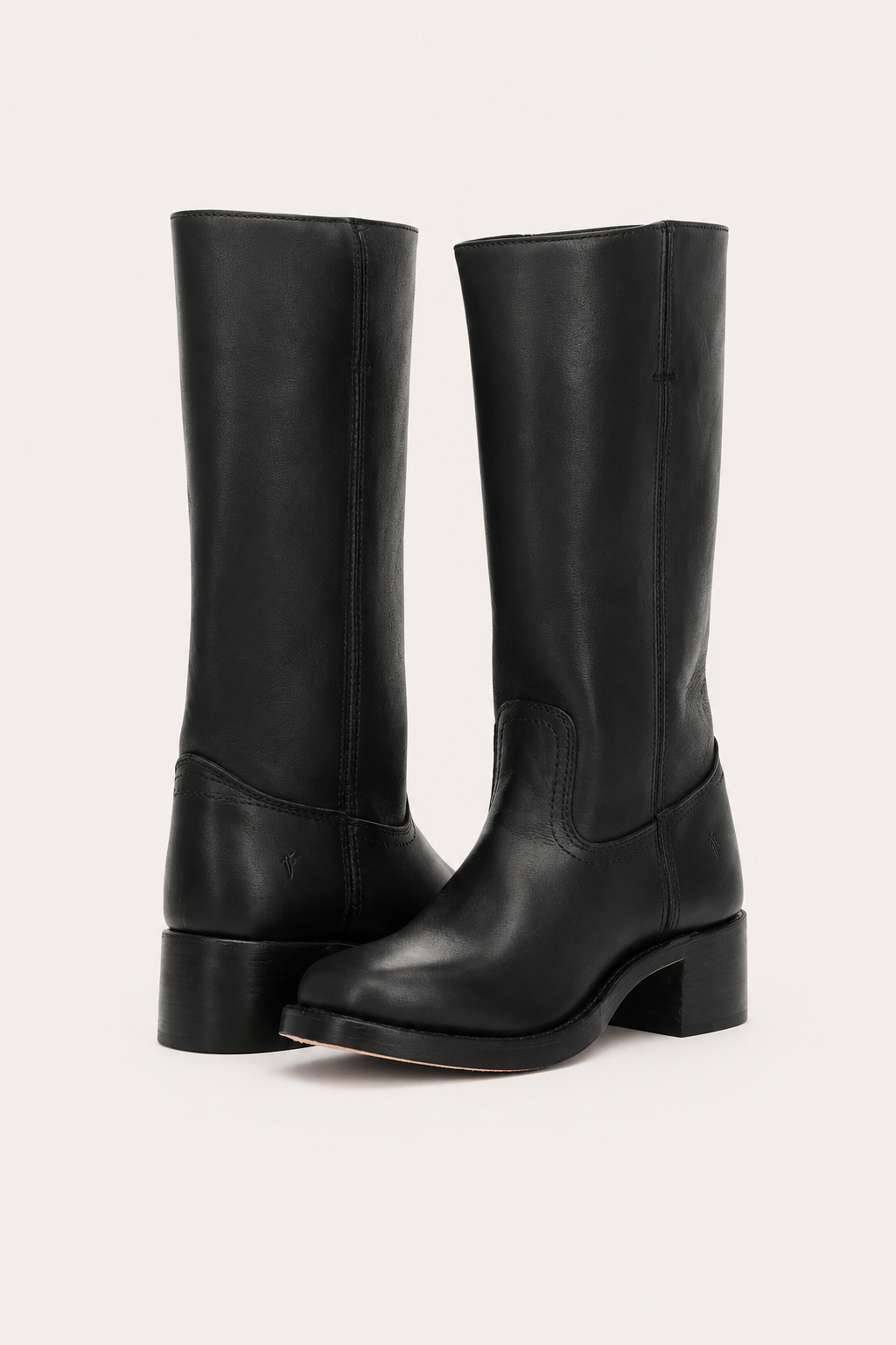 knee high block heel boots
