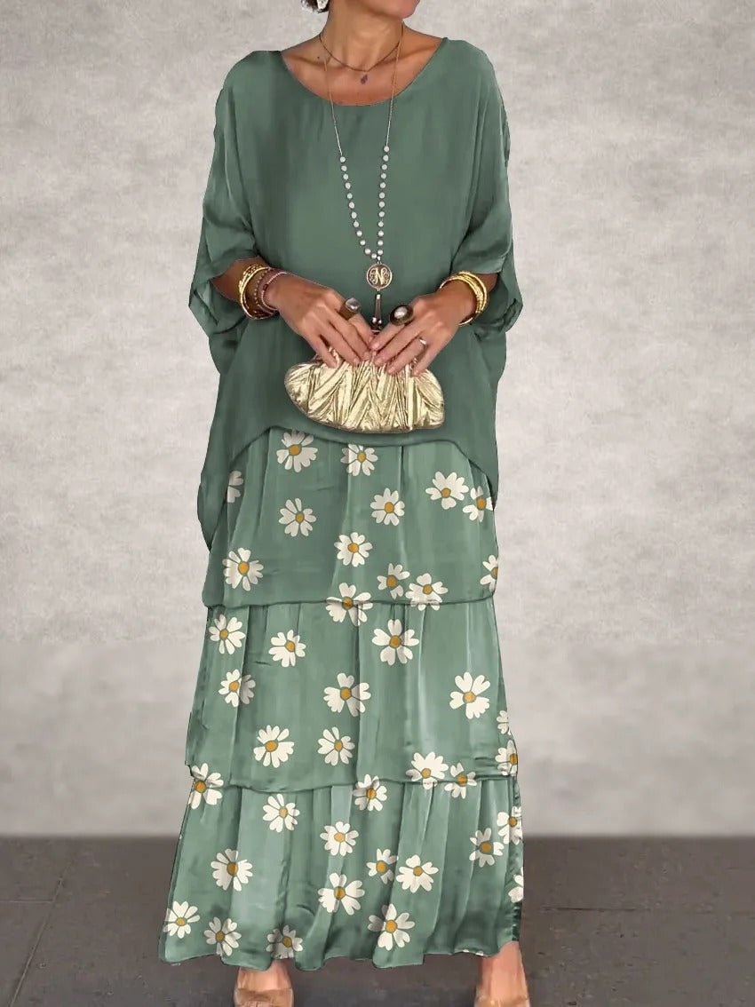 Flowing Relaxed Fit Summer Maxi Dress