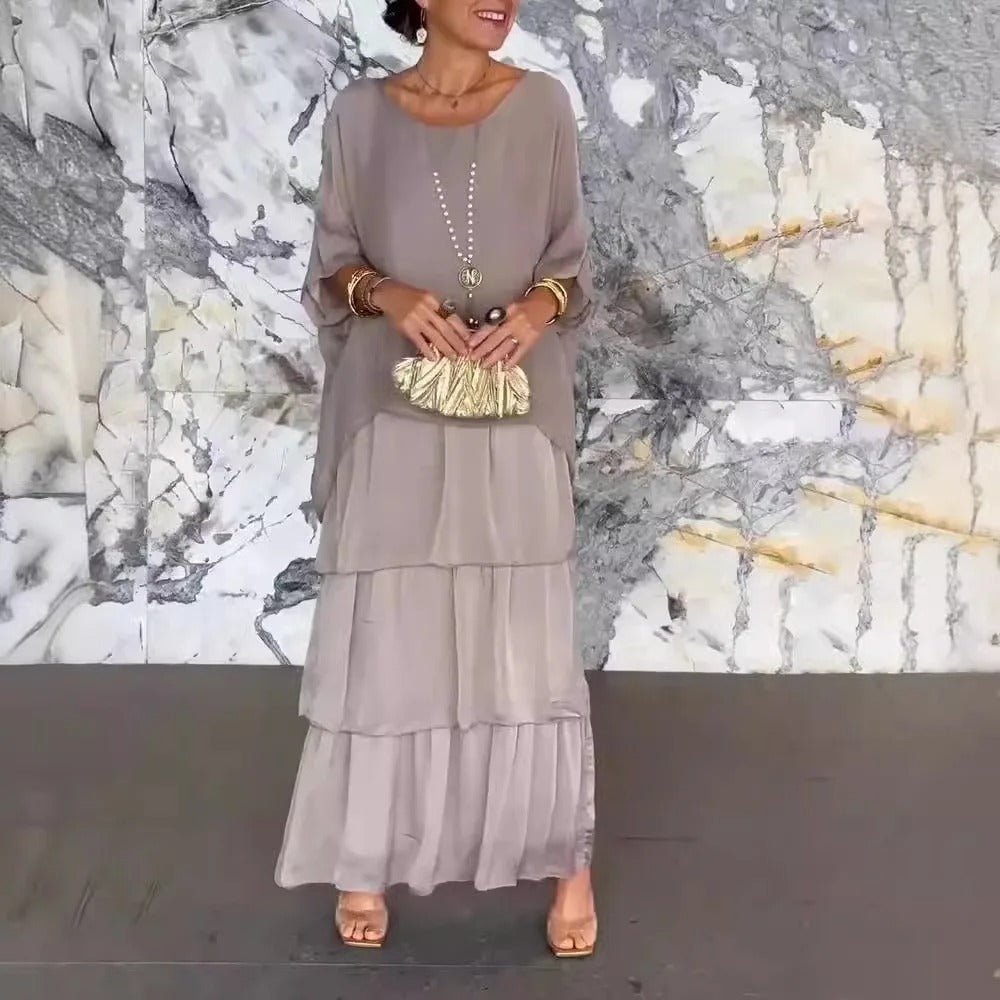 Flowing Relaxed Fit Summer Maxi Dress