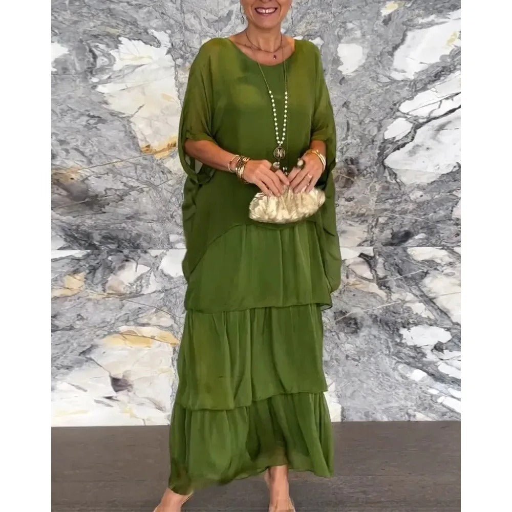 Flowing Relaxed Fit Summer Maxi Dress
