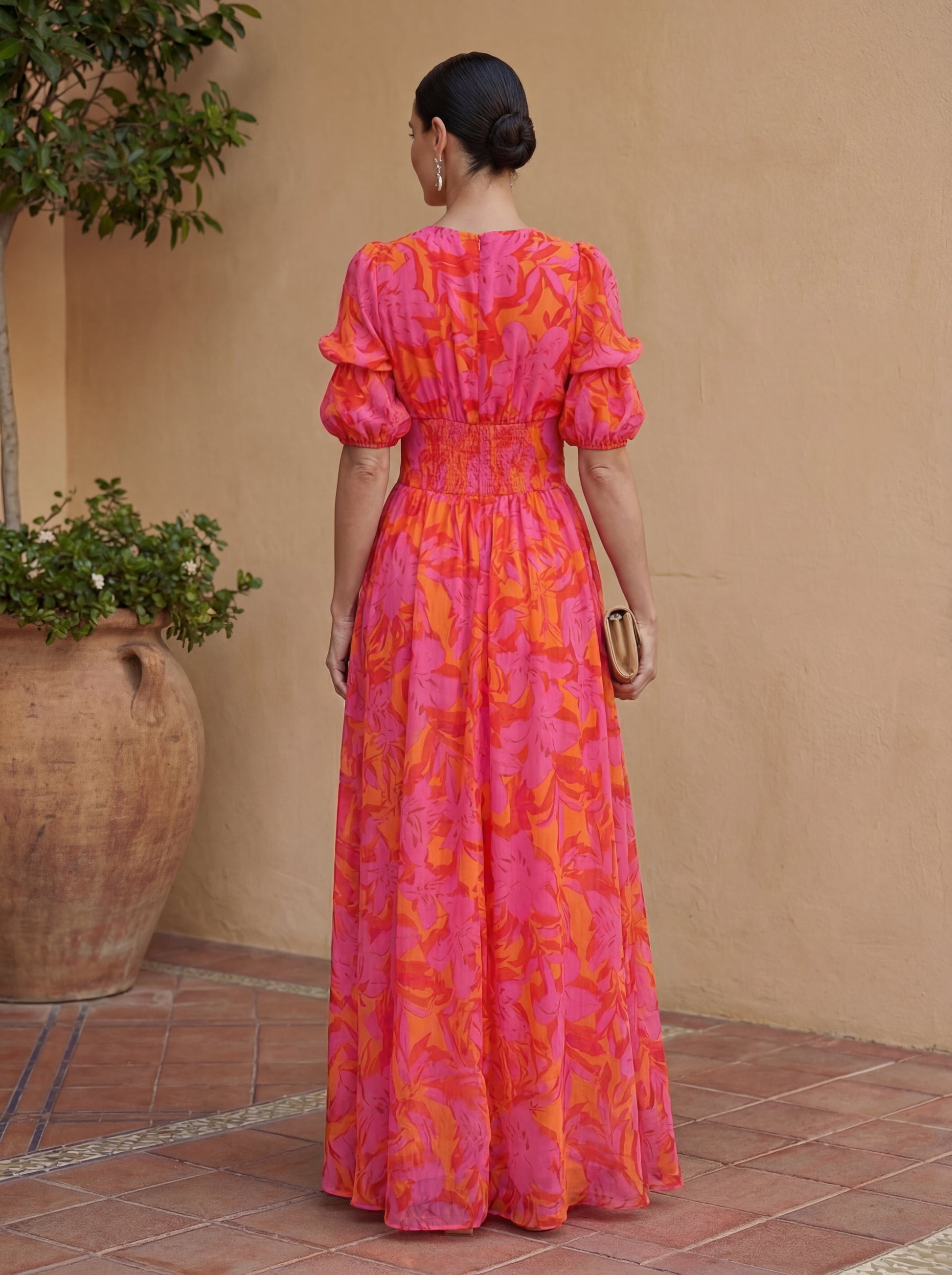 Graceful Flowing Maxi Dress - styled
