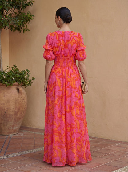 Graceful Flowing Maxi Dress - styled