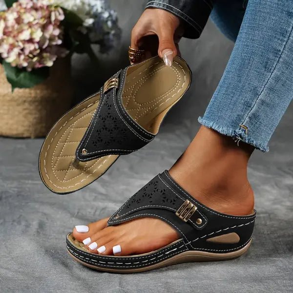 Wedge Heel Cushioned Sandals for Women