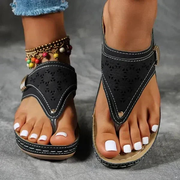 Wedge Heel Cushioned Sandals for Women