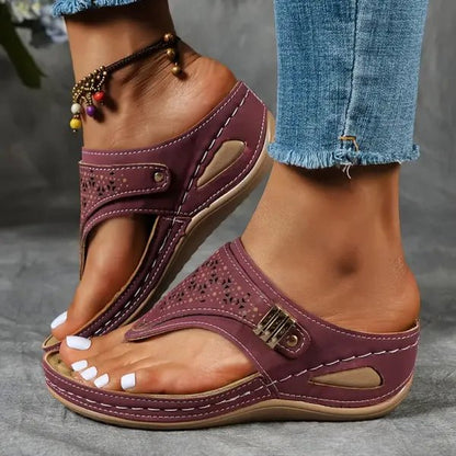 Wedge Heel Cushioned Sandals for Women