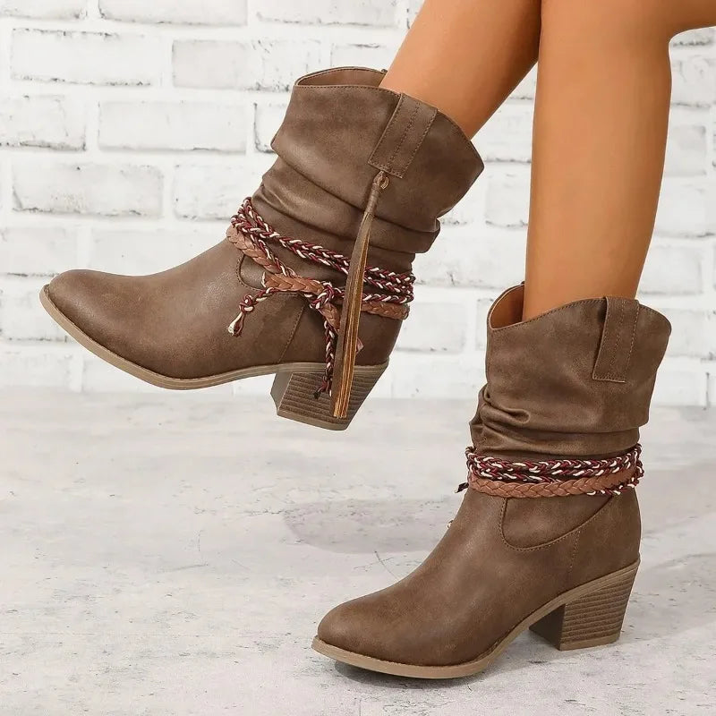 slouch cowboy boots women
